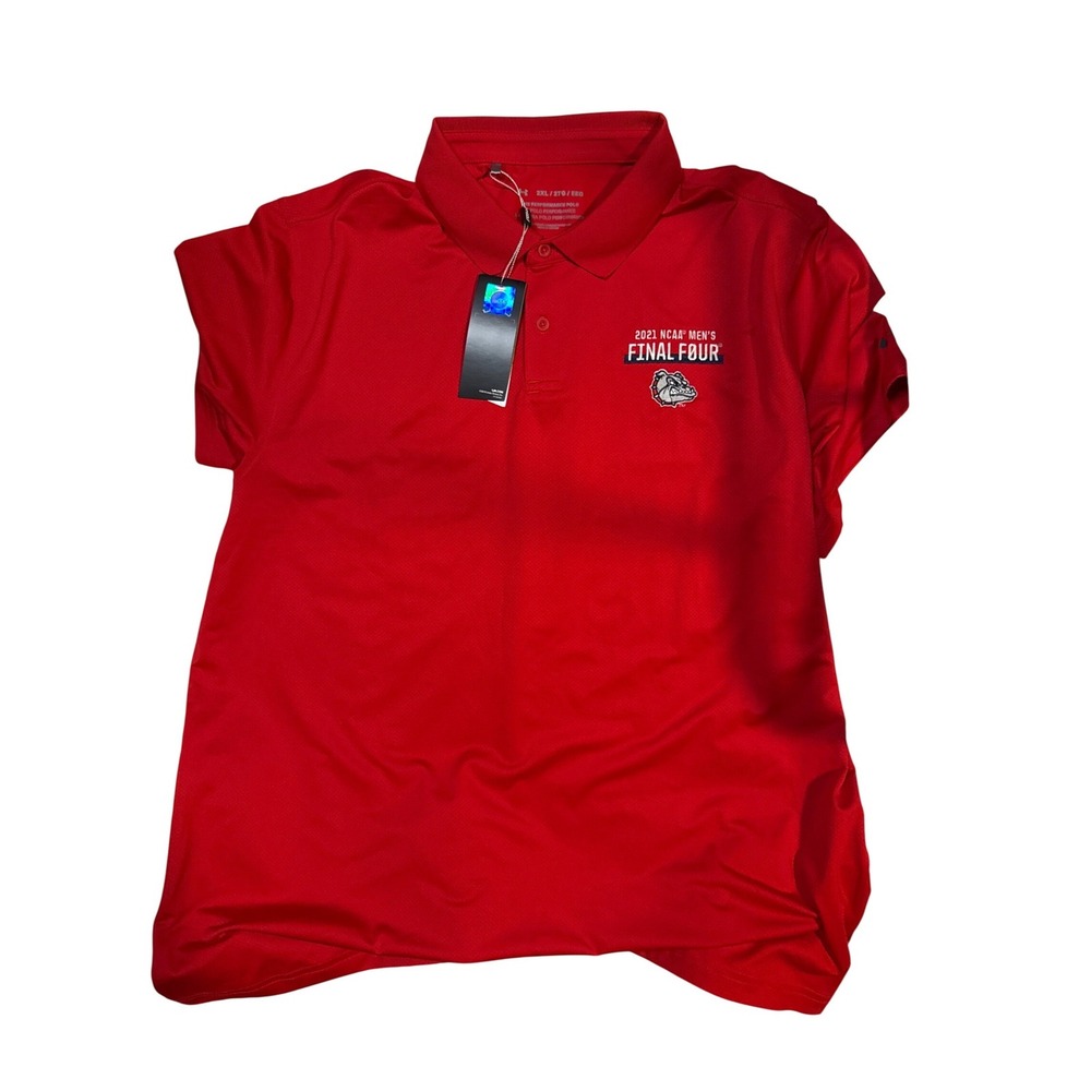 Under Armour 2021 NCAA Mens Final Four Polo Shirt Red 2XL‎
